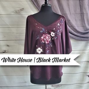 WHBM | Floral Kimono Blouse